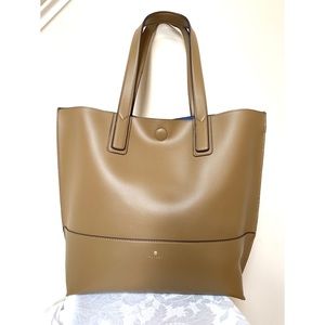 Travanti khaki green large tote.